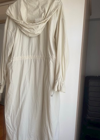 Stradivarius Beyaz Keten Hamile Gömleği - Görsel 5