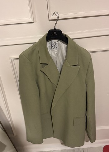 Zara Haki Yesil Minimal Blazer Ceket