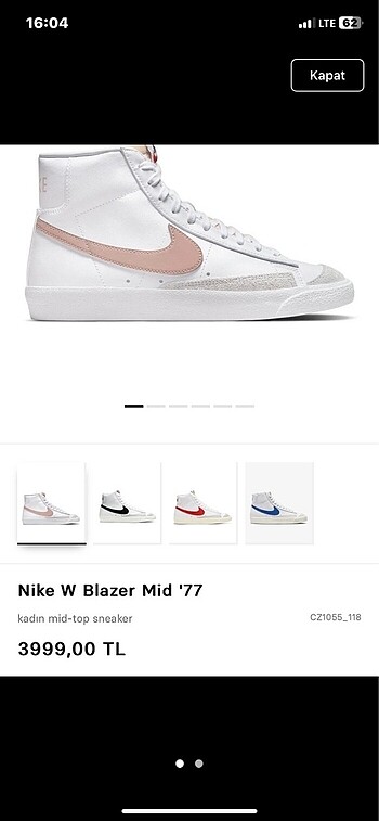 Nike orijinal nike ayakkabı