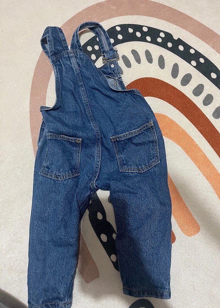 Zara bebek çocuk kot tulum - Görsel 2