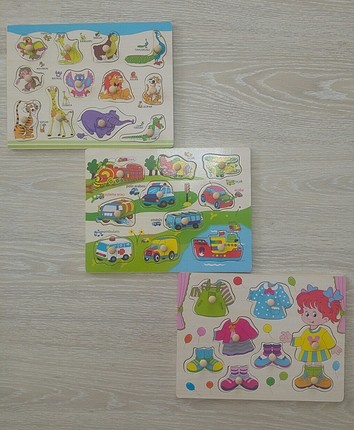 3 Adet Ahsap Bultak (puzzle)