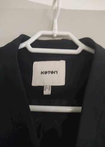 Kadın Siyah Notch Yaka Blazer - Görsel 3