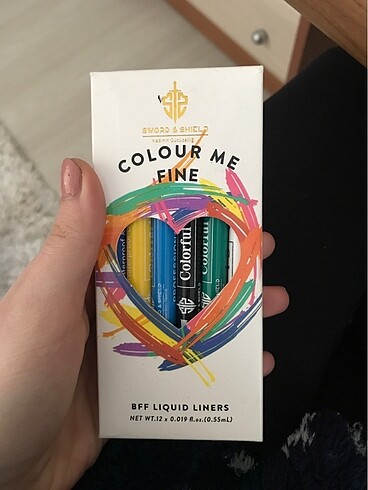 Tikatti Colour Me Fine 12 Renk Pen Eyeliner Seti