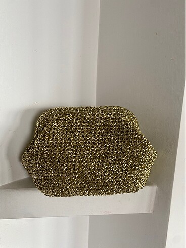  Beden camel Renk Simli clutch