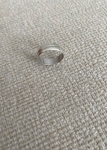 Amisos erkek gümüş alyans - Görsel 2