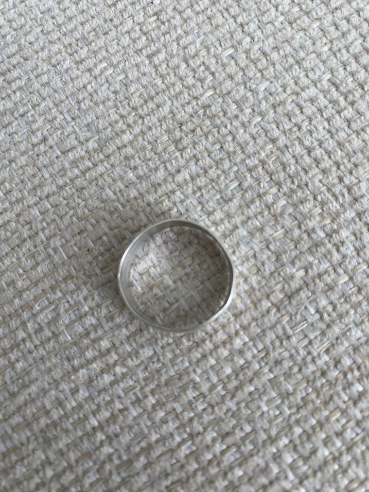 Amisos erkek gümüş alyans - Görsel 3