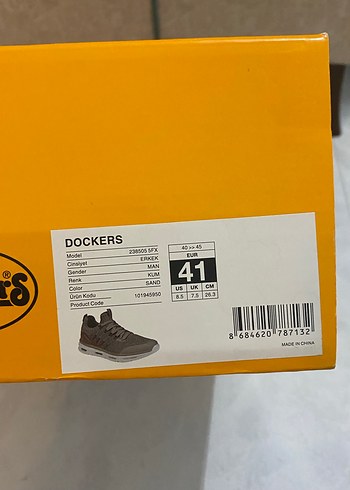 Dockers Erkek Bej Kamuflaj Spor Ayakkabı - Görsel 4