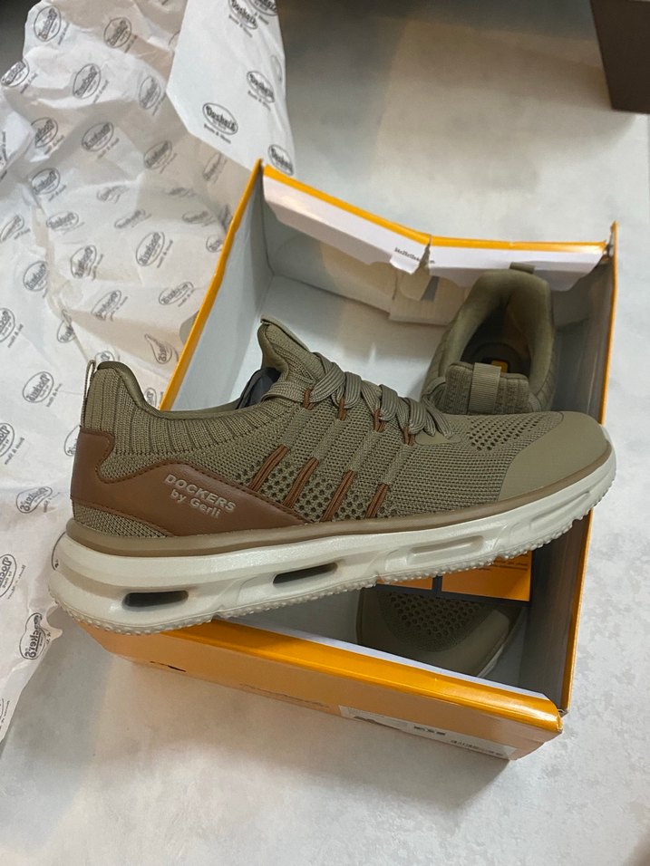 Dockers Erkek Bej Kamuflaj Spor Ayakkabı - Görsel 2