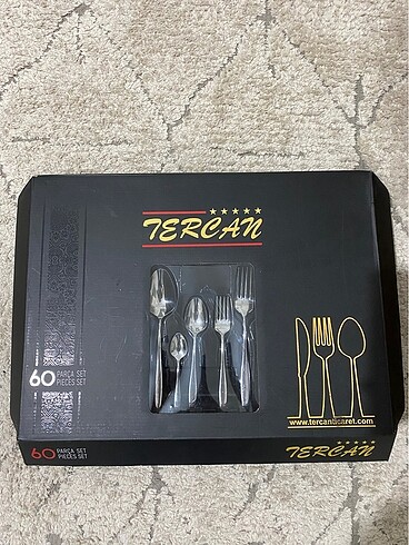 Tercan çatal kaşık takımı