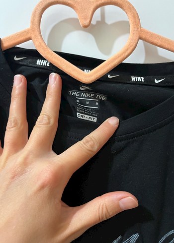 Siyah  Oversize Nike Tişört - Görsel 3