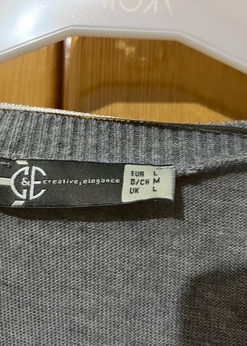 Gri Kadın Midi Boy Rahat Kesim Bornoz - Görsel 4