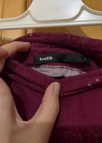 Bordo Bohem Uzun Keten Etek - Görsel 4