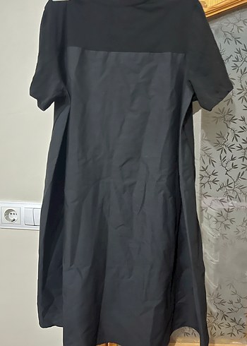 Siyah Drapeli Midi Kadın Tunik - Görsel 6