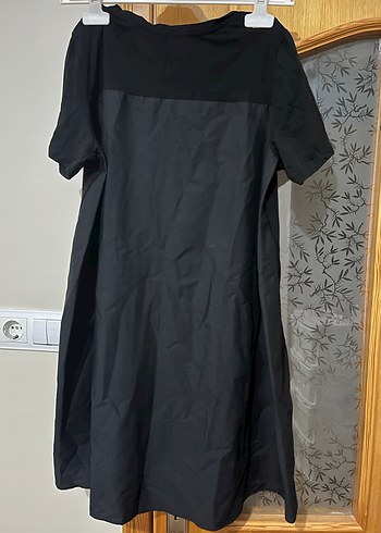 Siyah Drapeli Midi Kadın Tunik - Görsel 5
