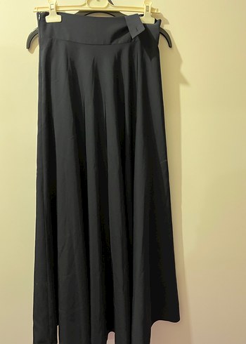 Kadın Siyah Piliseli Uzun Etek - Görsel 4