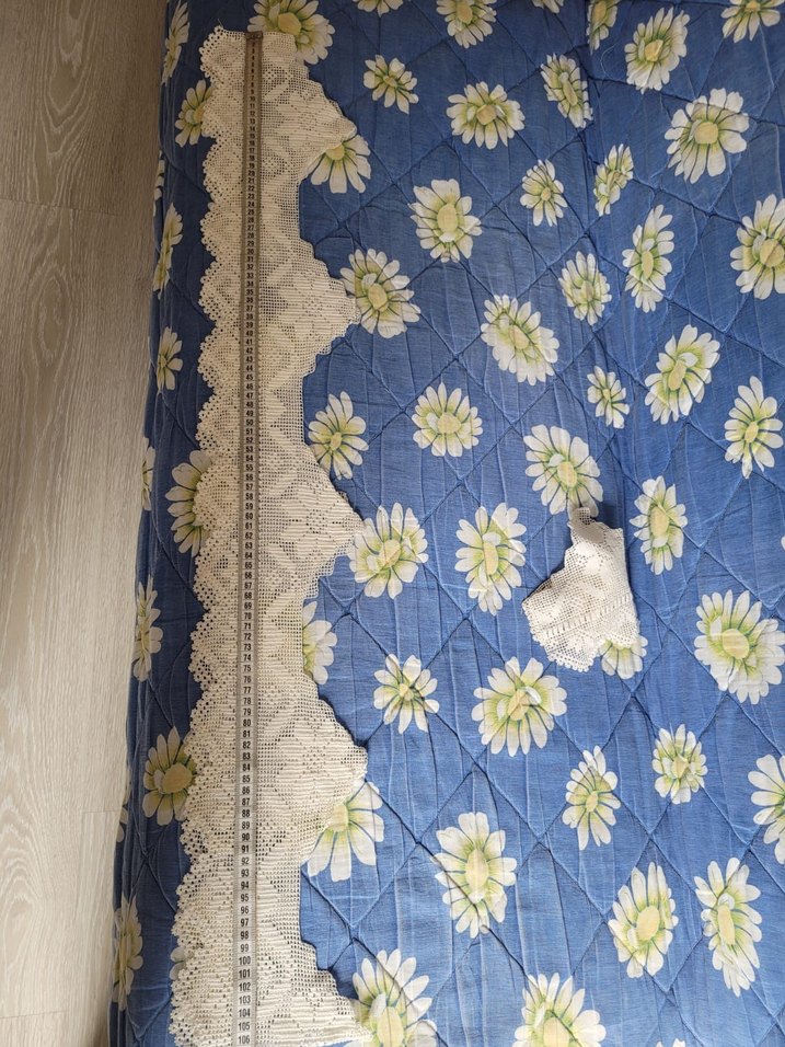 Tek kişilik pike Dantel - Görsel 2