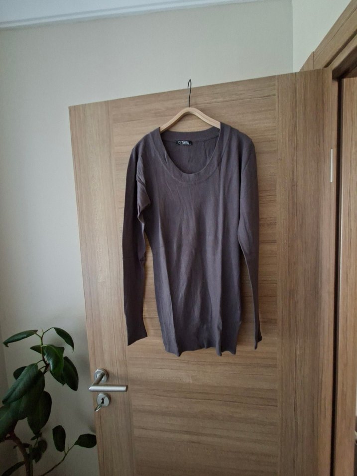 Kadın Kahverengi  Uzun Kollu Triko - Görsel 2