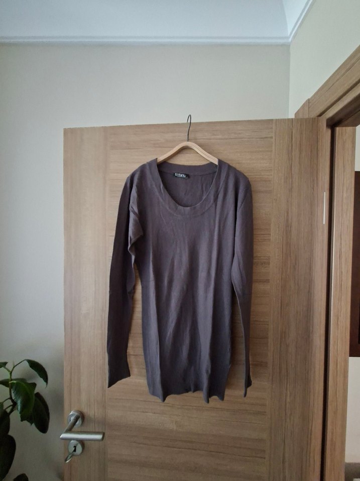 Kadın Kahverengi  Uzun Kollu Triko - Görsel 5