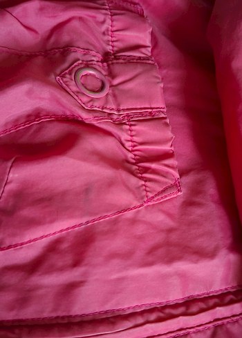 Kız Çocuk Pembe Fermuarlı Ceket - Görsel 4