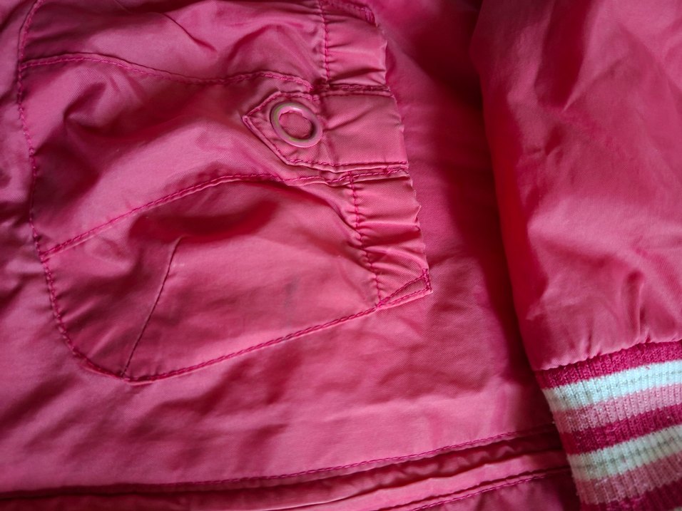 Kız Çocuk Pembe Fermuarlı Ceket - Görsel 4