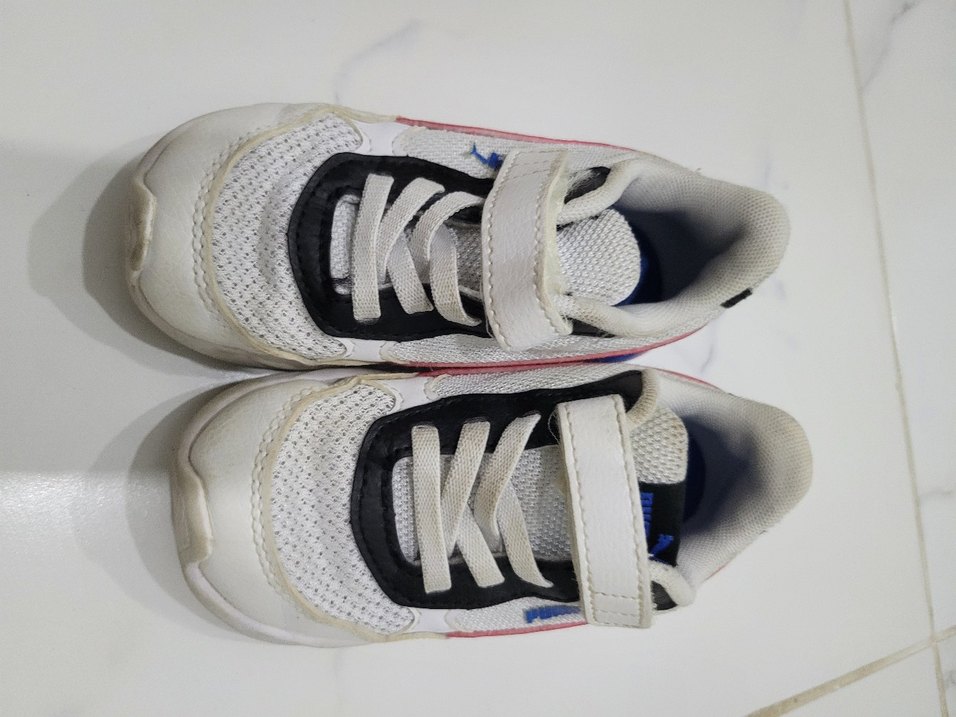 Erkek Çocuk Beyaz Renkli Puma Spor Ayakkabı - Görsel 4