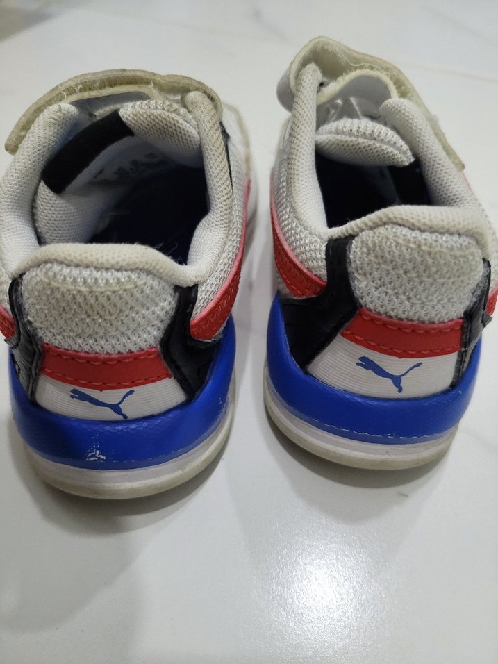 Erkek Çocuk Beyaz Renkli Puma Spor Ayakkabı - Görsel 3