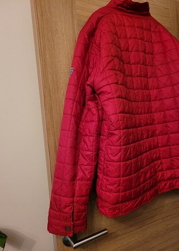 Kırmızı Fermuarlı Kadın & erkek Mont - Görsel 6