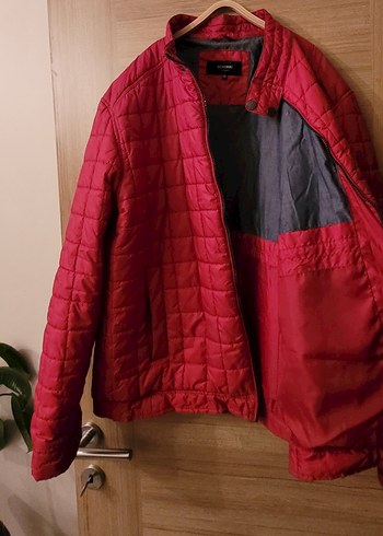 Kırmızı Fermuarlı Kadın & erkek Mont - Görsel 9