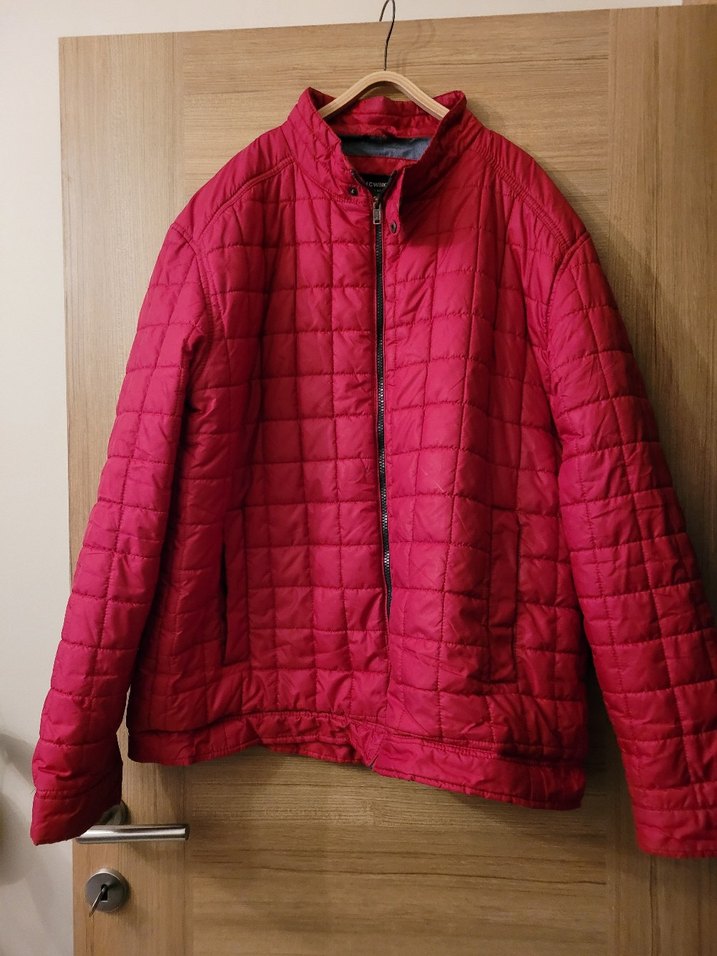 Kırmızı Fermuarlı Kadın & erkek Mont - Görsel 2