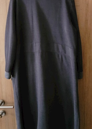 Gri Mini Düğmeli Kadın Ceket - Görsel 2