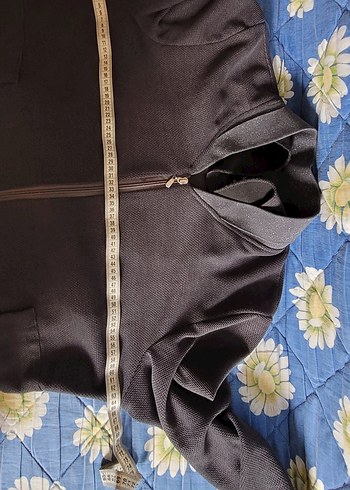 Gri Mini Düğmeli Kadın Ceket - Görsel 4