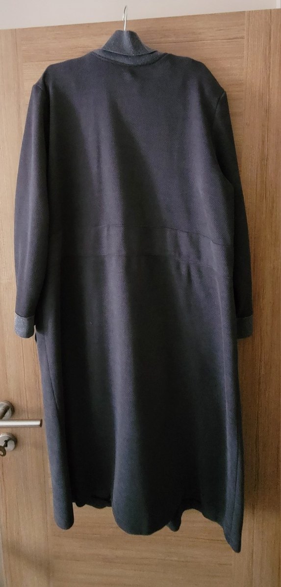 Gri Mini Düğmeli Kadın Ceket - Görsel 2