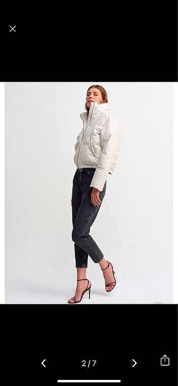 Dilvin DERİ ŞİŞME CROP MONT