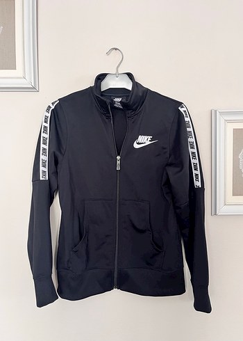 Nike Siyah Fermuarli Cocuk Spor Ceket
