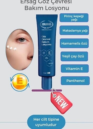 Ersağ Göz Çevresi Bakım Losyonu - Görsel 2