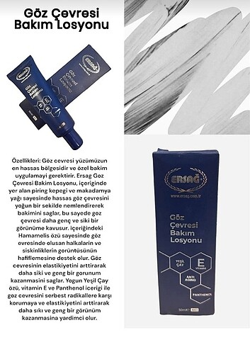 Ersağ Göz Çevresi Bakım Losyonu - Görsel 3
