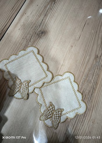 2 adet KAHVE SUNUM PEÇETESİ - Görsel 6