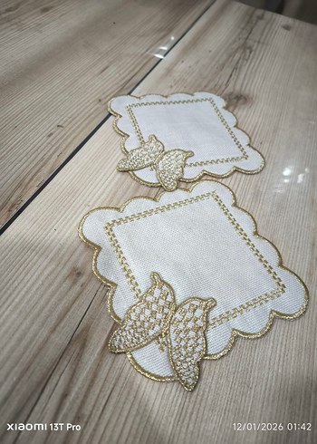 2 adet KAHVE SUNUM PEÇETESİ - Görsel 4