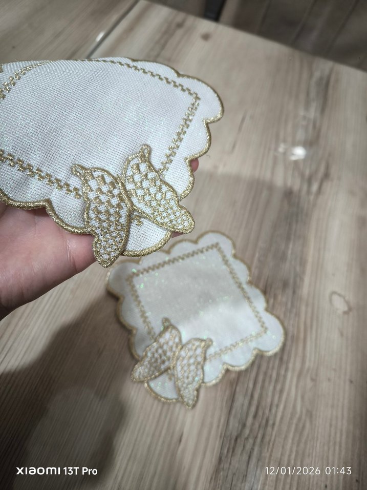 2 adet KAHVE SUNUM PEÇETESİ - Görsel 2