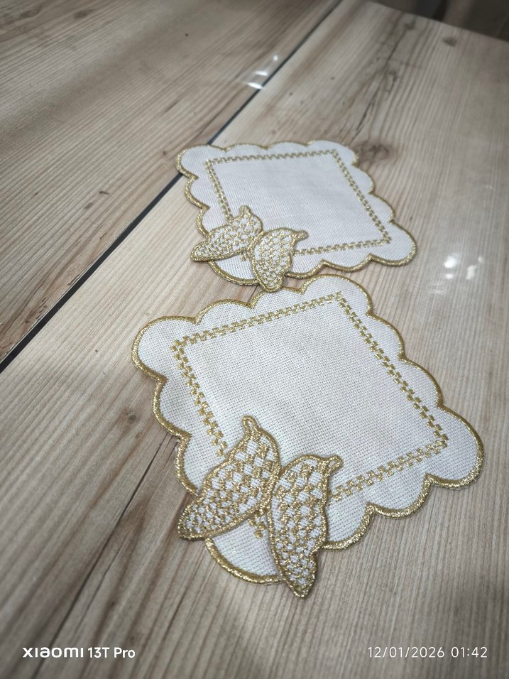 2 adet KAHVE SUNUM PEÇETESİ - Görsel 4