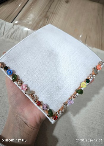 taşlı SUNUM PEÇETESİ - Görsel 2