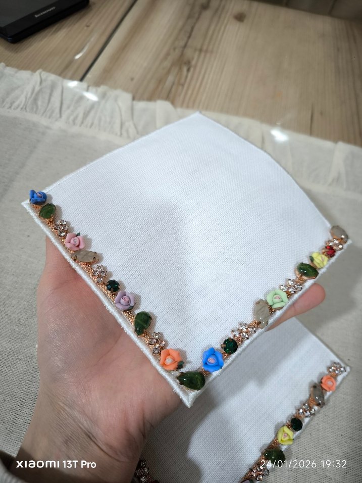 taşlı SUNUM PEÇETESİ - Görsel 3