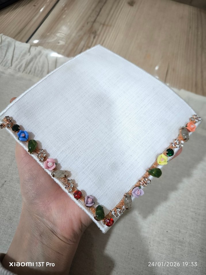 taşlı SUNUM PEÇETESİ - Görsel 2