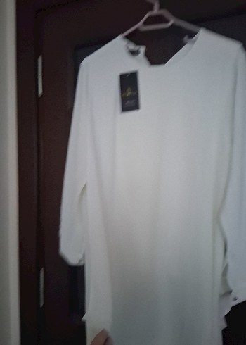 Beyaz ikili tunik - Görsel 4