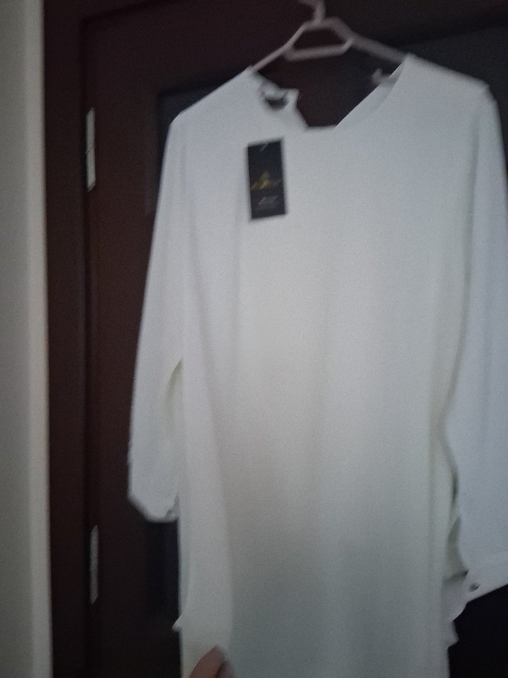 Beyaz ikili tunik - Görsel 4