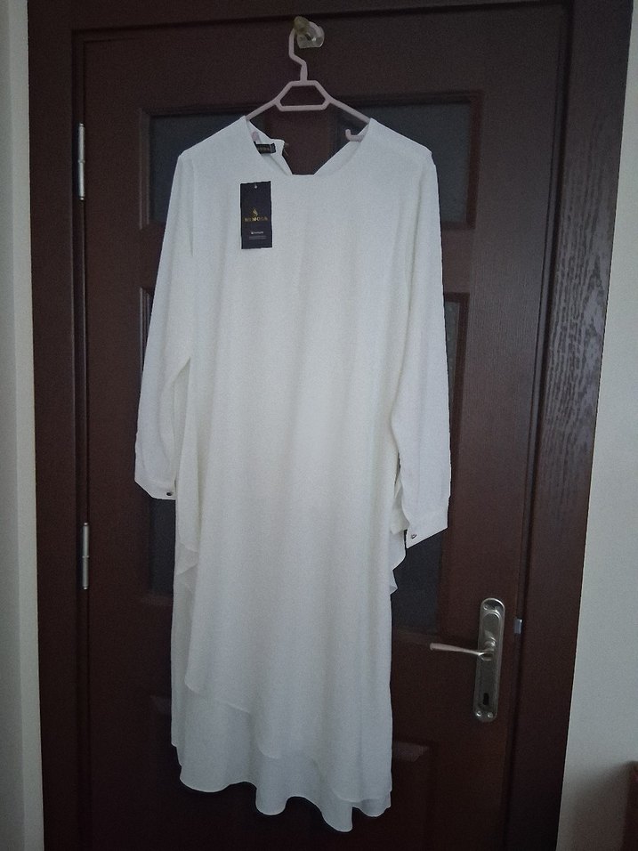 Beyaz ikili tunik - Görsel 3