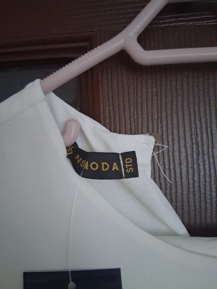 Beyaz ikili tunik - Görsel 5