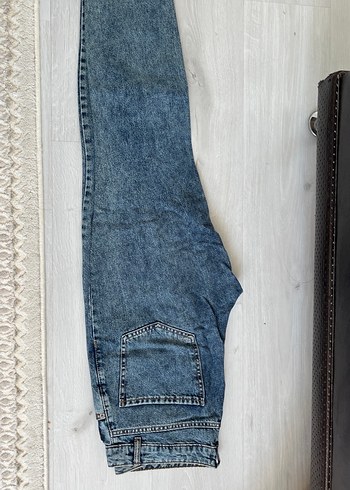 Kadın Gri Midi Denim Jean Pantolon