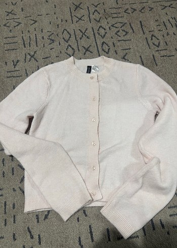 H&M Divided Toz Pembe Triko Hirka
