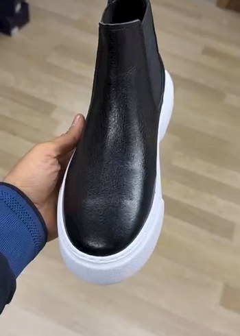 Siyah Erkek Street Wear Bot - Görsel 2